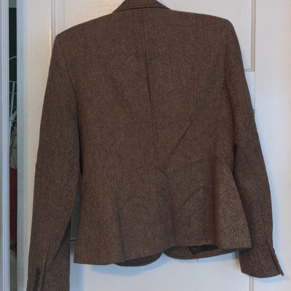 Chaps Brown Tweed jacket size 12 - Picture 3 of 3
